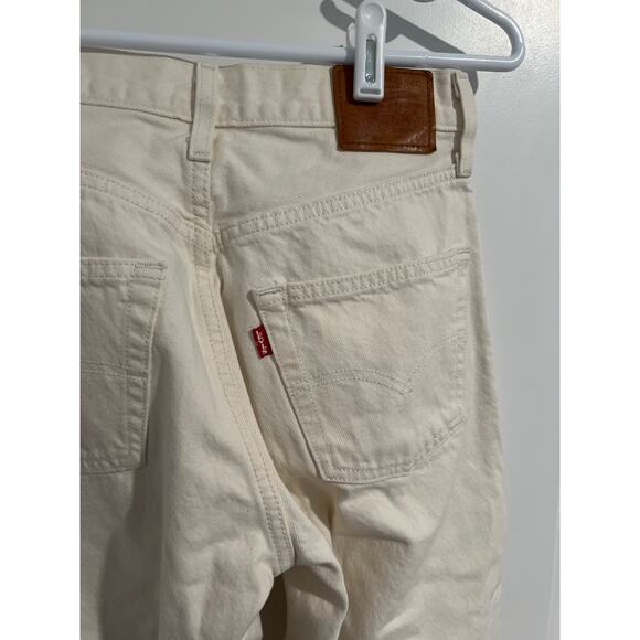 Levi’s 501® Premium Original Fit Selvedge Men’s Jeans – W25 L30 White - Picture 4 of 6